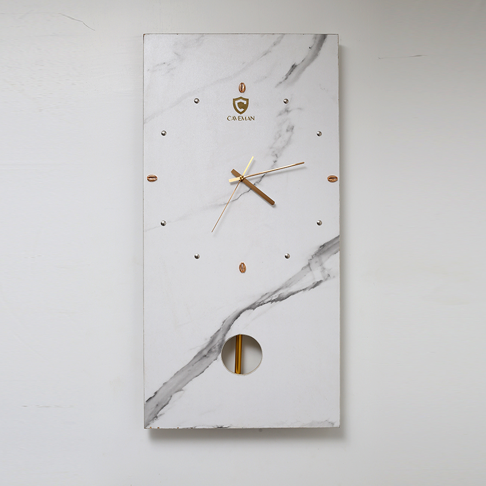 Marble Clock Rectangle