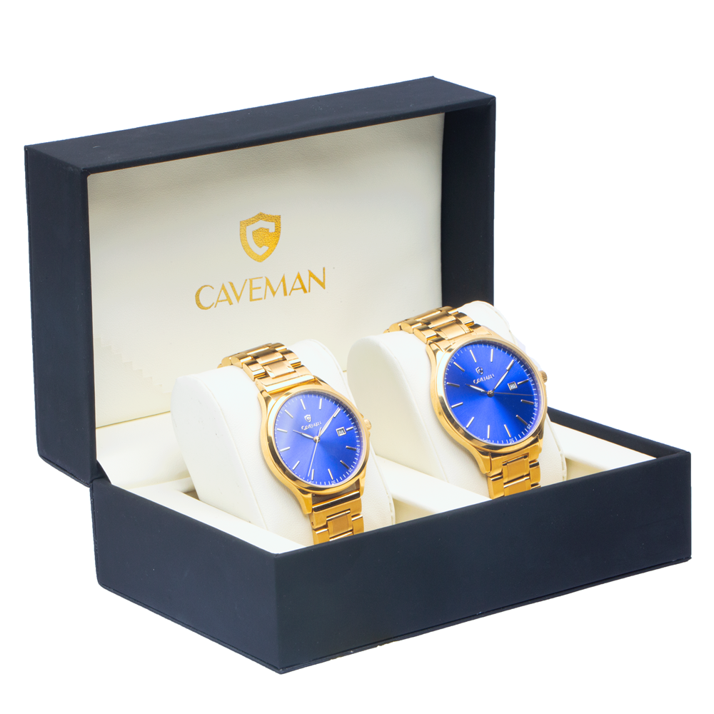 Blue-Volta-Gold-Chain-Couple-Watch-2100